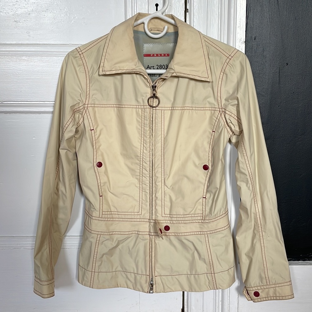 Prada Sport tailored rain jacket - perfect for Spring!